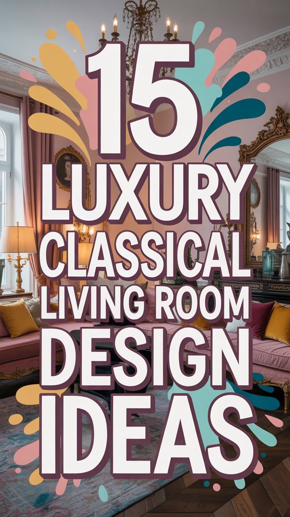 15 Luxury Classical Living Room Design Ideas 1 elegant upscale living room designs