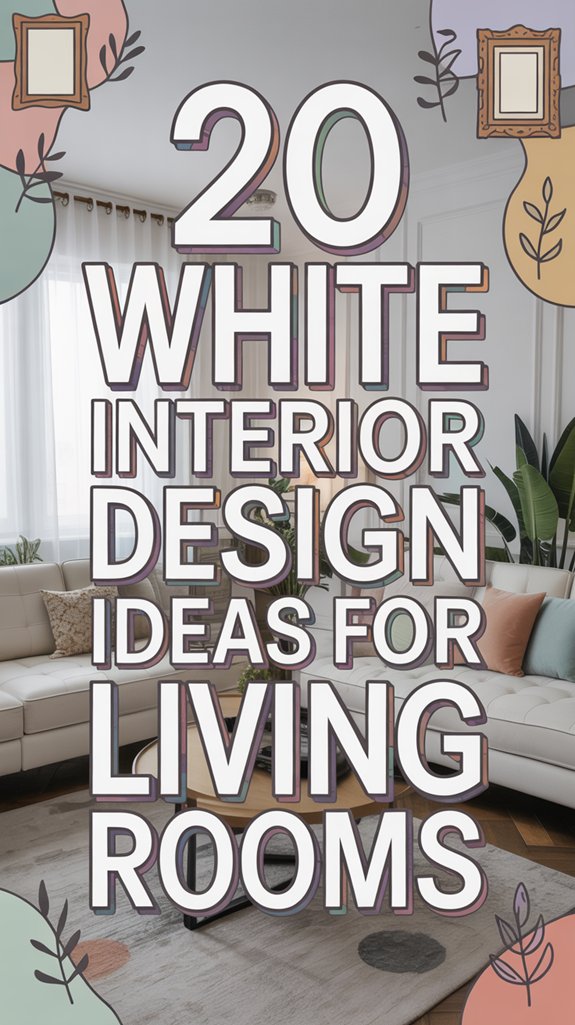 elegant white living spaces