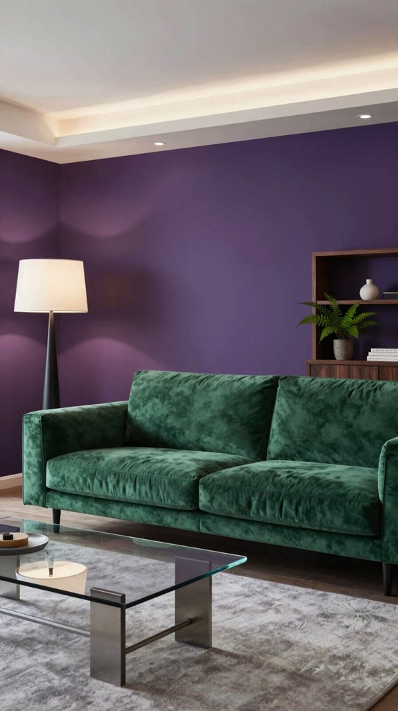 emerald violet luxe harmony