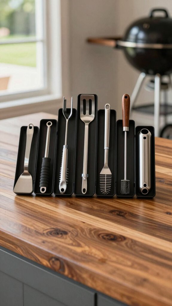 essential bbq utensil collection