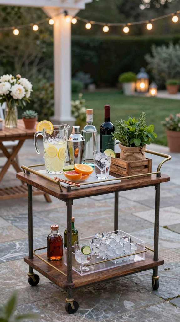 21 Backyard Dinner Party Ideas for Stylish Outdoor Entertaining 11 essential spirits and garnishes