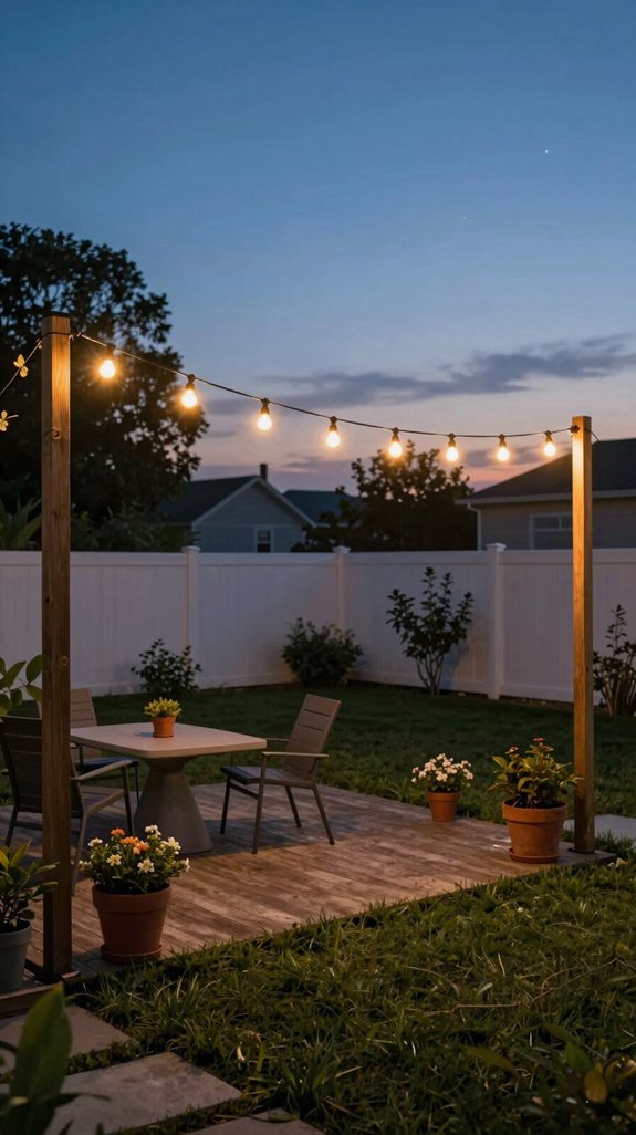 evening patio led lighting