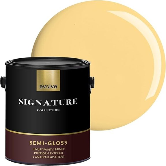 evolve sunshine yellow interior paint