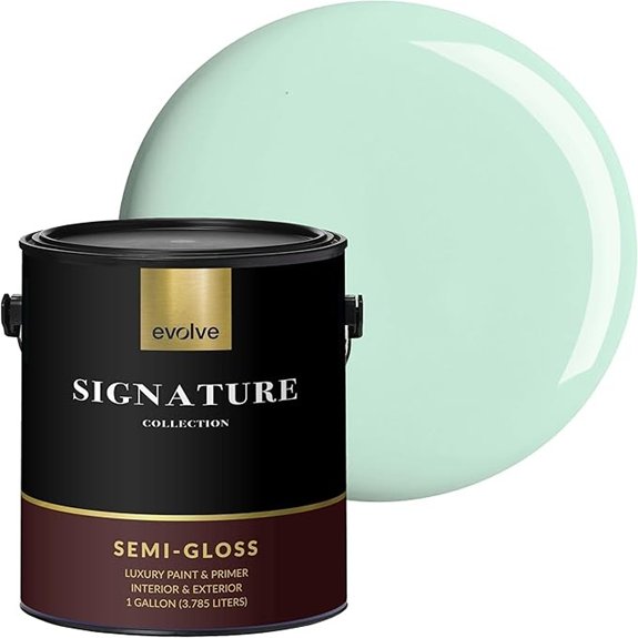 evolve teal luxury paint
