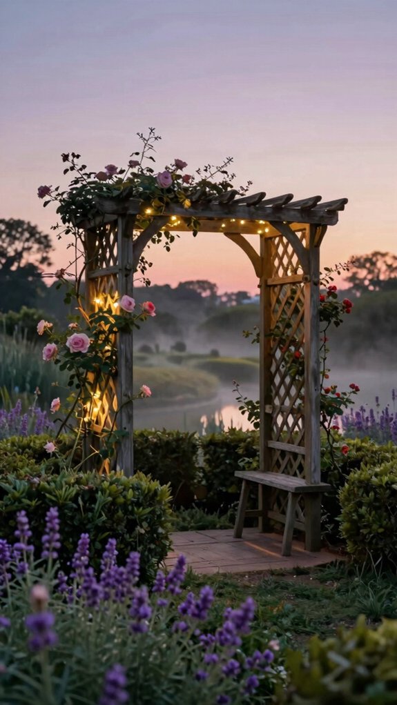 fairy tale garden arbors
