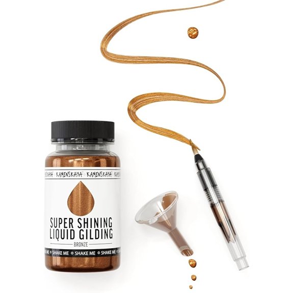 fast drying liquid bronze paint