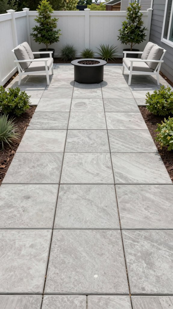 25 Backyard Inspiration Ideas You’ll Want to Copy Immediately 18 fire resistant concrete pavers