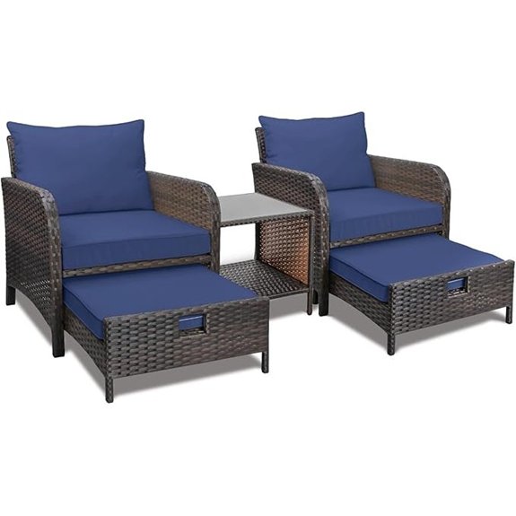 five piece patio set