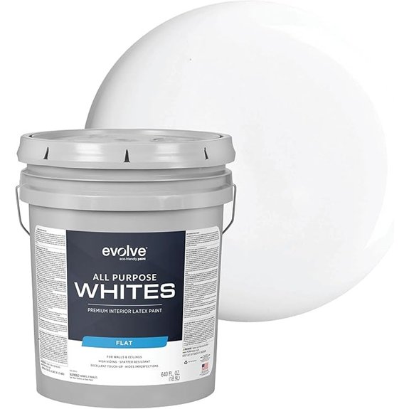 flat white interior paint