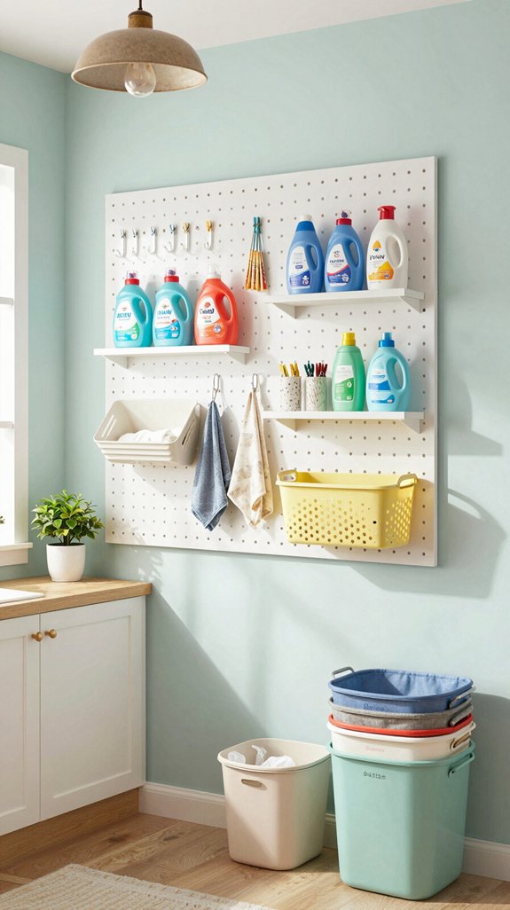20 DIY Laundry Room Ideas for a Budget Makeover 11 flexible laundry room storage