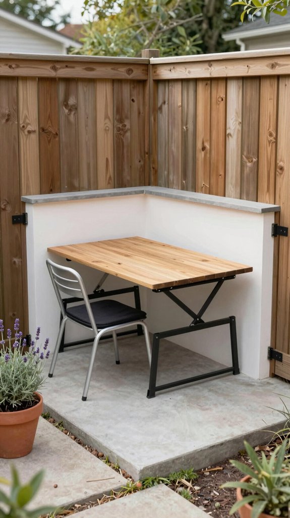 fold down niche picnic table
