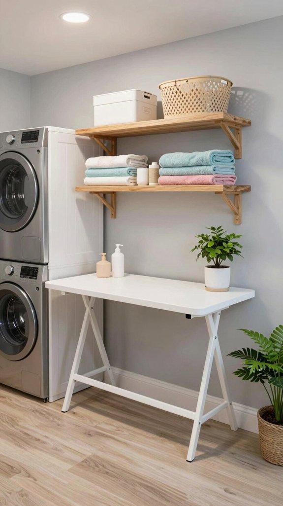 folding station with organization
