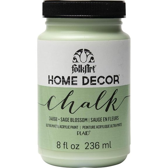 folkart sage blossom paint