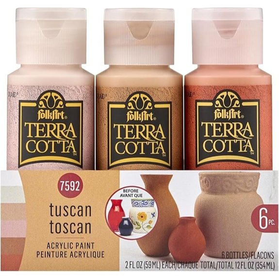 folkart terra cotta paint