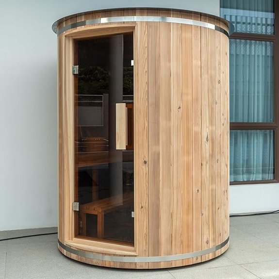 four person cedar sauna