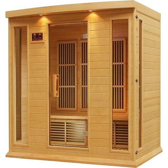 5 Best 4‑Person Saunas That Turn Home Relaxation Into a Spa‑Level Experience 5 four person low emf infrared sauna