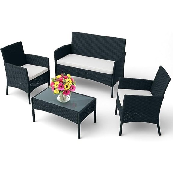 four piece patio furniture set