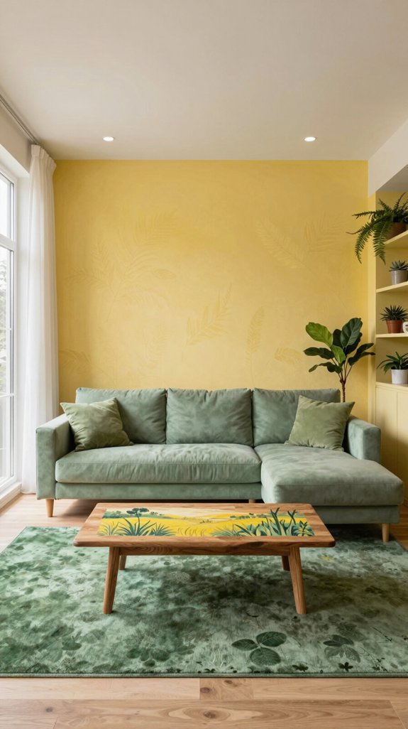 Yellow and Green Interior Color Combinations Inspired by Nature - Home ...