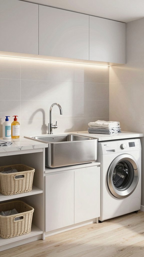 functional and stylish laundry faucet
