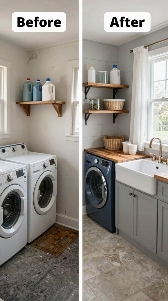 functional and stylish laundry