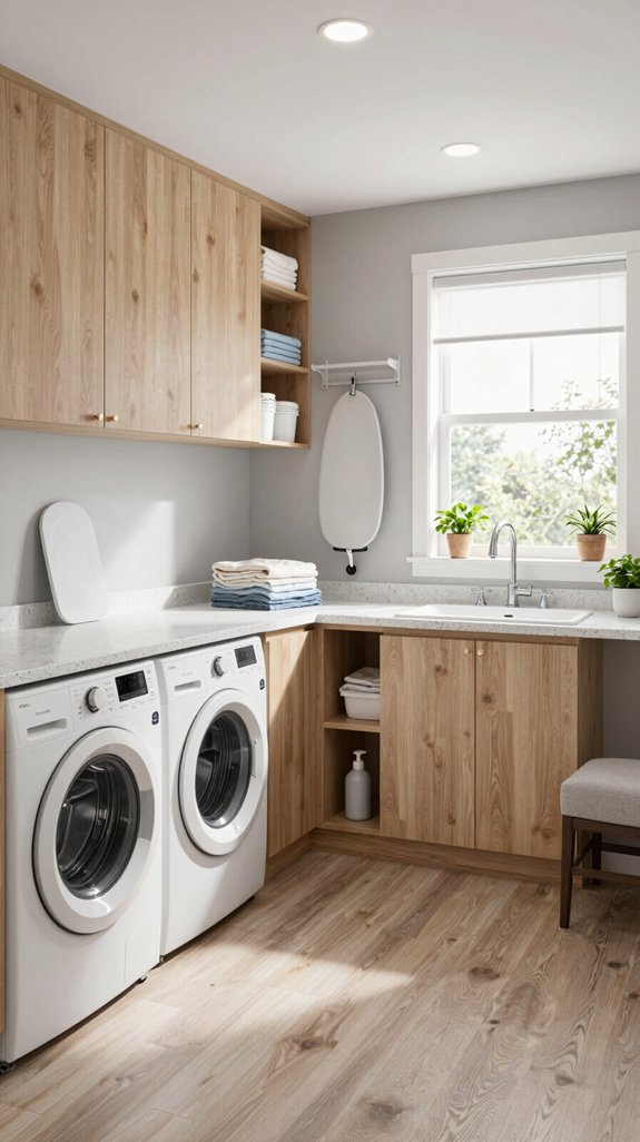 functional stylish laundry space
