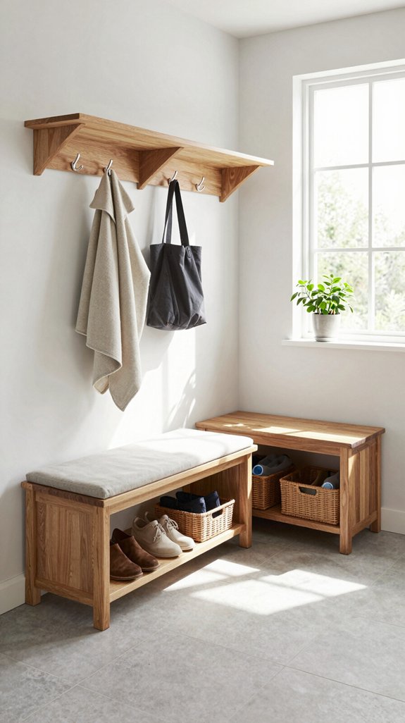 functional stylish storage benches
