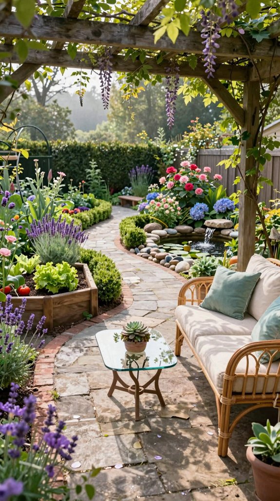 garden sanctuary ideas outdoors