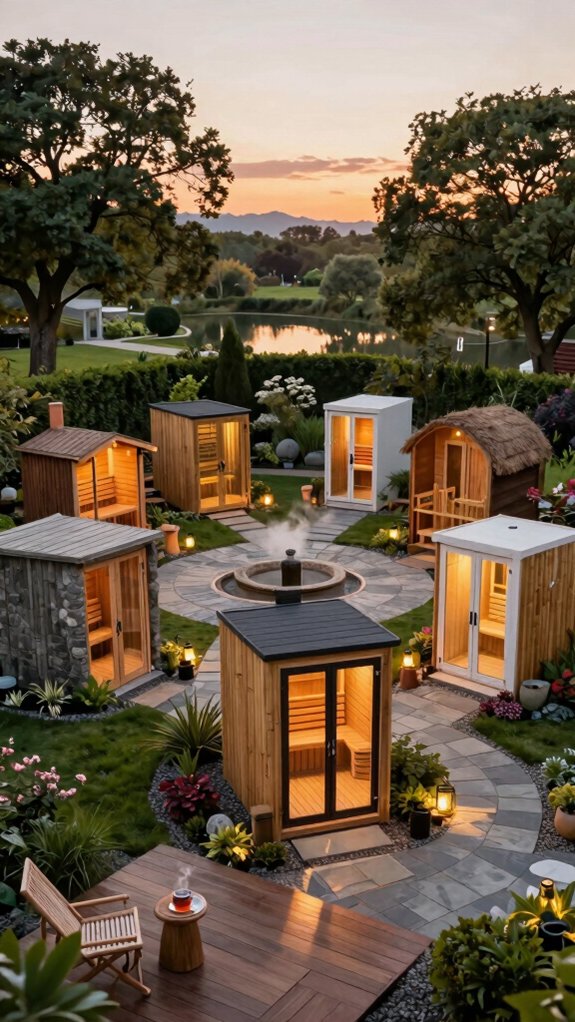 garden spa sauna selection
