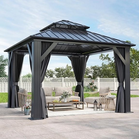 10 Best Hardtop Gazebos That Turn Any Backyard Into a Luxury Retreat 6 gartoo ten number