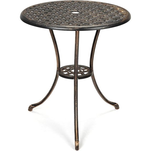 garveehome outdoor round bistro