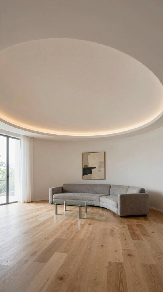 Round Ceiling 12 Curved Ceiling Design Ideas for Living Rooms - Home Stylistica