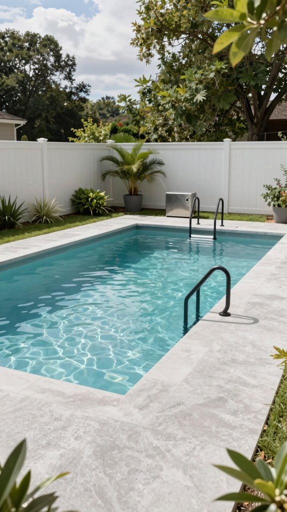 gentle low maintenance salt pool