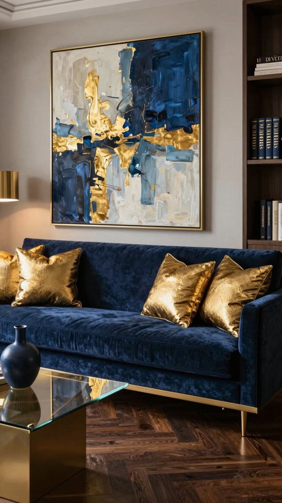What Colour Goes With Dark Blue? 11 Elegant Pairings for Timeless Style 11 glamorous gold blue accents