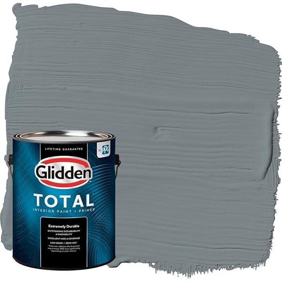 glidden 1 gal gray interior paint