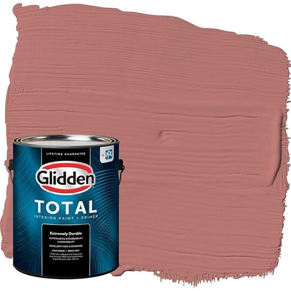 glidden earth rose wall paint