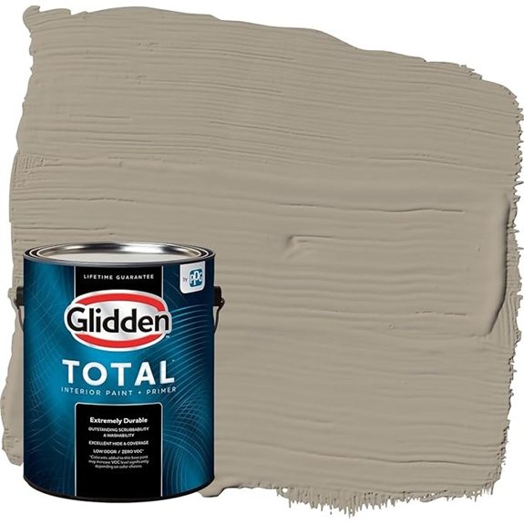 glidden greige flat paint