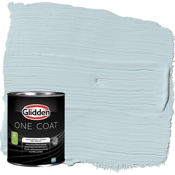 glidden teal interior paint