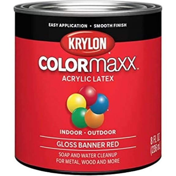 10 Best Deep Red Interior Wall Paints to Transform Any Room 2 glossy red paint pint