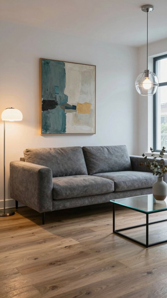 grey furniture lighting guide