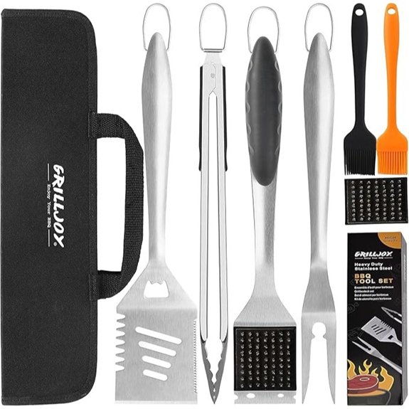 grilljoy 8 piece bbq set