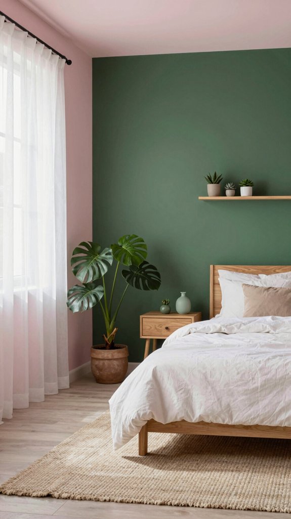 Colors That Complement Pink Walls 8 grounded vibrant pink interior