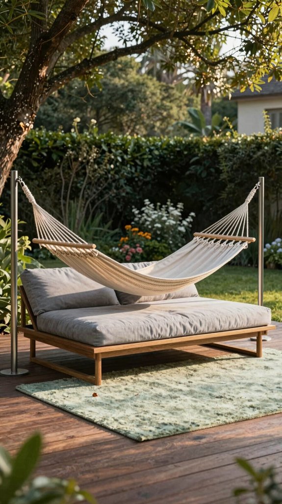 hammock daybed outdoor oasis