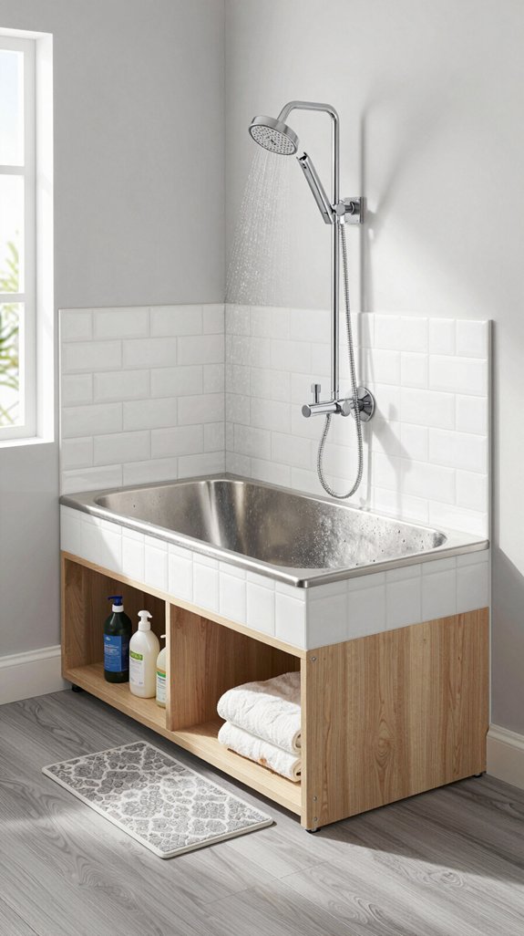 14 Dog Washing Station in Laundry Room Ideas 7 handheld showerhead for grooming