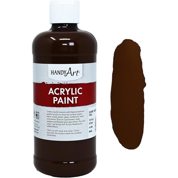 handy art acrylic burnt umber16handy art burnt umber