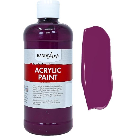 handy art maroon acrylicpaint16handy art maroon acrylic paint16 ounce