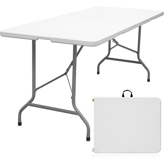 10 Best Outdoor Dining Tables That Turn Every Meal Into a Backyard Celebration 7 heavy duty 6ft folding table
