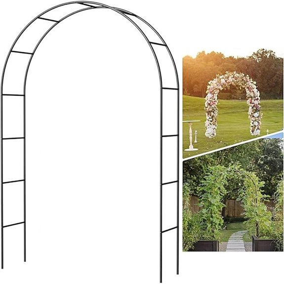 heavy duty galvanized garden trellis