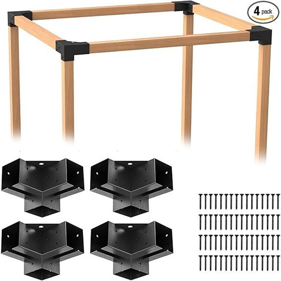 heavy duty pergola brackets kit