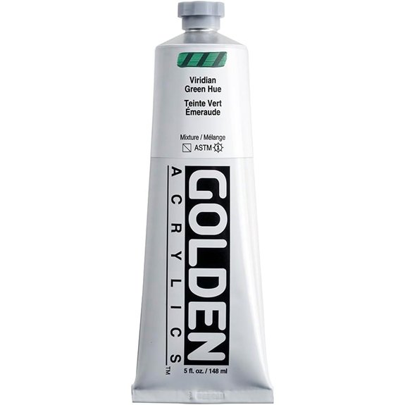 heavy viridian green paint