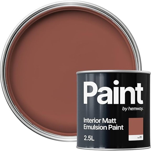 5 Best Red Interior Wall Paints That Ignite Any Room’s Style 3 hemway red oxide interior paint